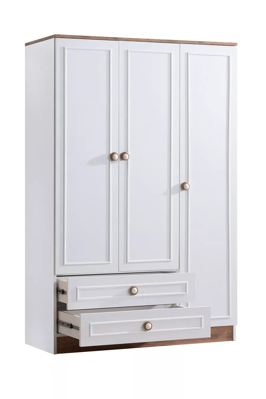 Chambre d'Ado Beta - Armoire 3 Portes, Lit, Bureau