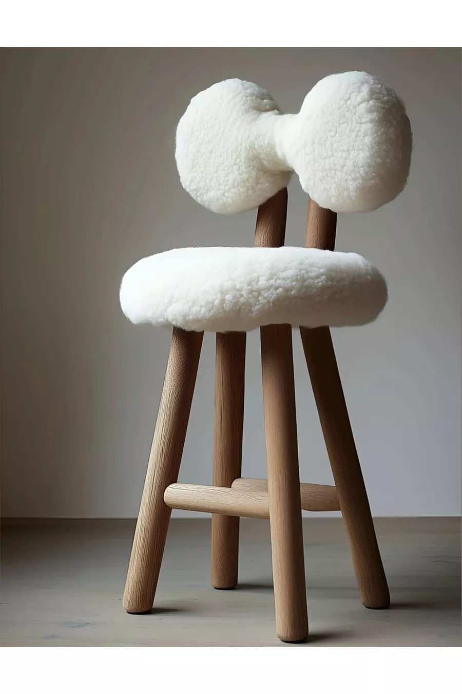 Tabouret à barre Nordic-Bow