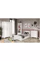 Ensemble de chambre d'adolescent moderne Hayal blanc 4 pièces en MDF de qualité supérieure