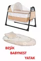 Btrend Babynest Yatak Ve Yastık+ Cep Hediyeli Sallanır Sepet Beşik Bebek Beşiği Hamak 2 li Set