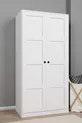 Lucas 2 Deurs Kledingkast en Multifunctionele Kast - Mat Wit