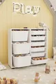 9-Basket Cabinet Multi-Purpose Cabinet Toy Cabinet Pistachio White