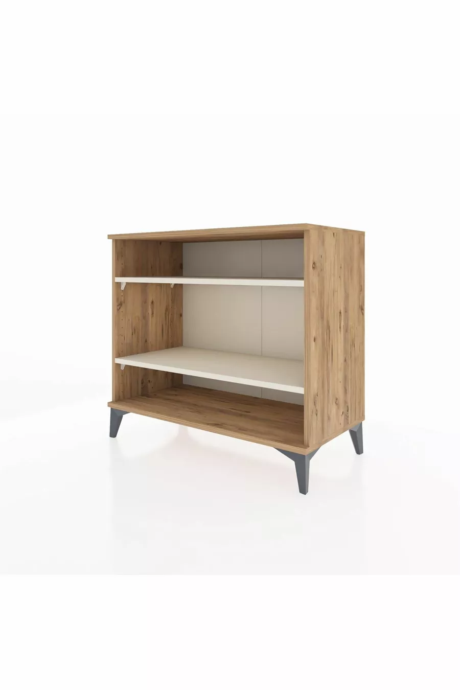Commode Hyperion 2 étagères Pin-Stromatolithe