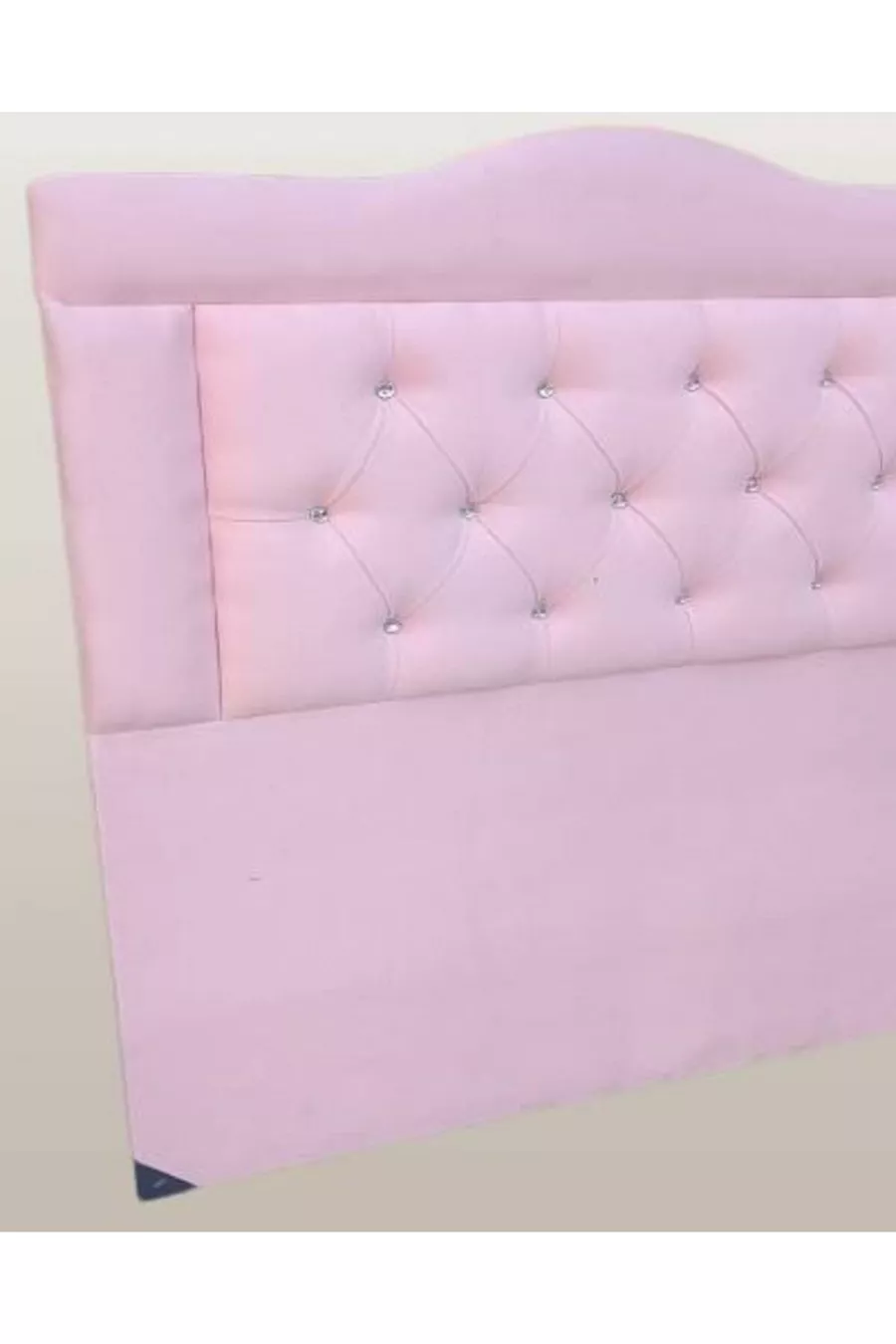 Titre DK Tissu en duvet de poulain pour une personne Couleur rose poudré Fait main