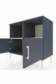 Hyperion Dresser 2-Shelf 2-Door Anthracite-Anthracite/Marble