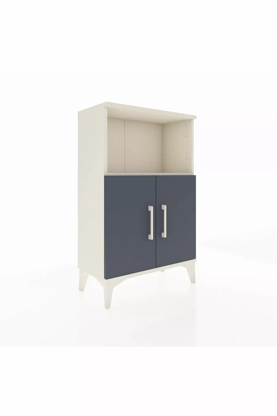 Arges Commode 2 Planken 2 Deuren Agaatsteen-Antraciet