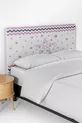 Roze Zigzag Patroon Kinderbed Boxspring Hoofdbordhoes