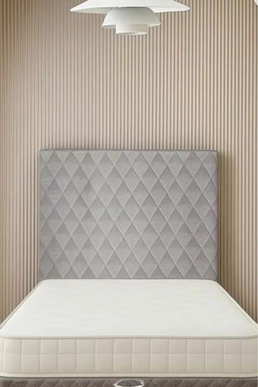 Testiera Letto Economica Relax, Testiera Base, Testiera Minimalista Decorata (OPZIONI DI MISURA)