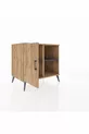 Commode Kronos à 2 étagères avec une porte, pin-pin/anthracite