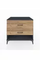 Commode Kronos 2 tiroirs Anthracite-Pin