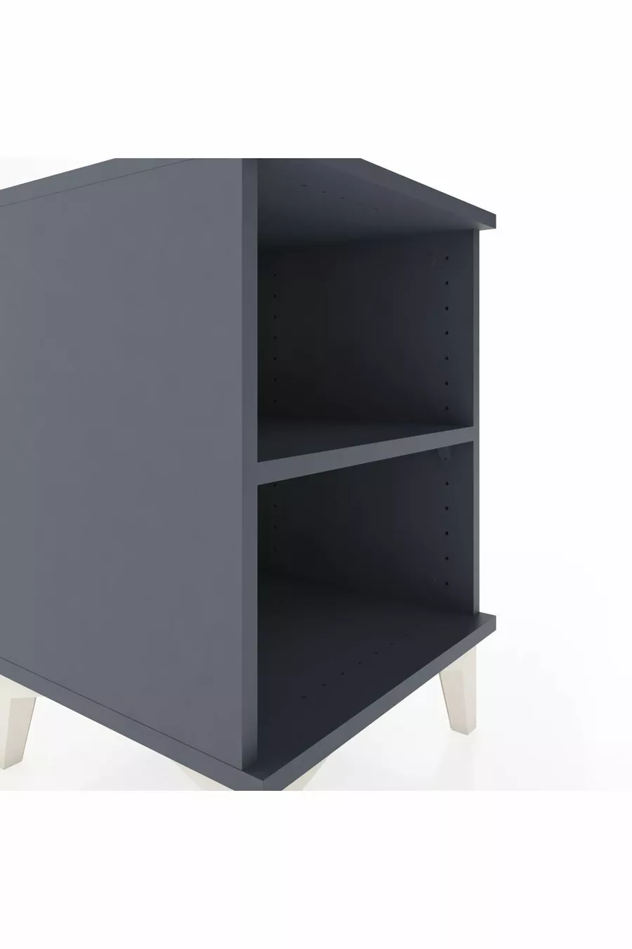 Commode Hyperion à une étagère Anthracite-Anthracite