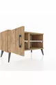 Hyperion Kommode 2 Regale Ein Tür Kiefer-Kiefer/Muschelstein