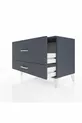 Commode Hyperion 2 tiroirs Anthracite-Anthracite