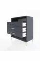 Hyperion Dressoir Met Eén Plank En 3 Lades Antraciet-Antraciet