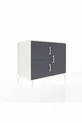 Kronos Dresser 2 Shelves 3 Doors Moonstone-Anthracite