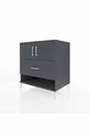 Kronos Dressoir met 2 Planken, 1 Lade en 2 Deuren Antraciet-Antraciet