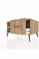 Commode Kronos à une étagère et un tiroir Pin-Dragon / Pin