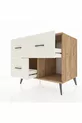Commode Kronos à 3 tiroirs Pin-Pierre d'Agate