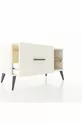 Commode Hyperion à une étagère et un tiroir, Pierre de lune-Pin/Pierre de lune