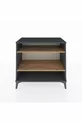 Commode Hyperion 2 étagères Anthracite-Pin