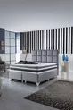 Matelas Ultra Orthopédique Şehrazat avec Ressorts Ensachés et Tissu en Plume de Lapin