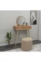 Coiffeuse avec miroir et tiroirs Siena sur pieds en bois, pin Atlantique - Siena
