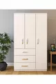 Armoire Ece Lüx à 3 portes et 3 tiroirs
