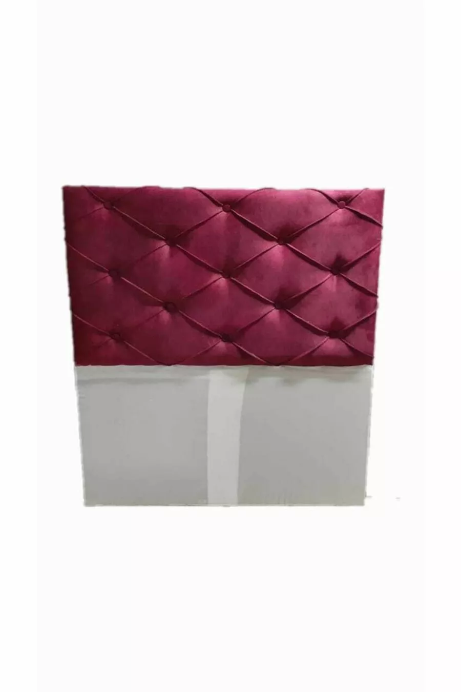 Bed Base Headboard * Burgundy