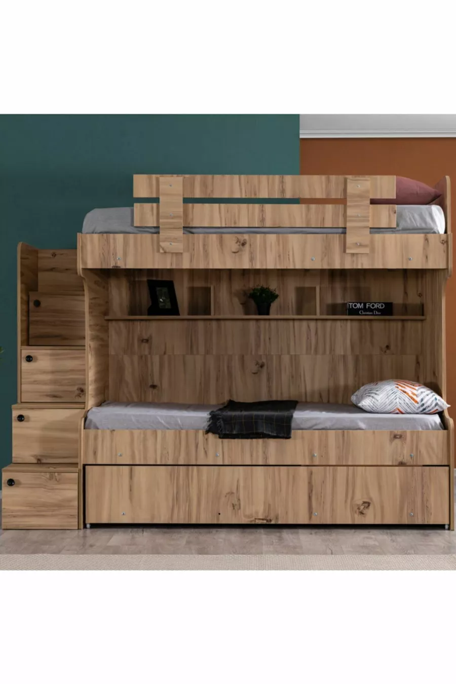 Ranza Viva Bunk Bed with 3 Comfort Mattresses