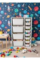 Mehrzweck-Spielzeugschrank mit Schubladen und Aufbewahrungseinheit – Kinderzimmer-Organizer MIT ETIKETT ALS GESCHENK
