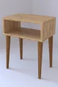 Table de chevet rétro Neptune, table de chevet modulable, table basse multifonction en chêne