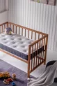 Natural Park Bett, Babybett, Kinderbett, Orthopädisch mit Schaumstoff und Strickstoff - Cm