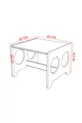 Table de jeu, d'activités et de travail Montessori pour enfants avec 2 chaises