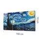 Peinture sur verre géante de La Nuit étoilée de Van Gogh