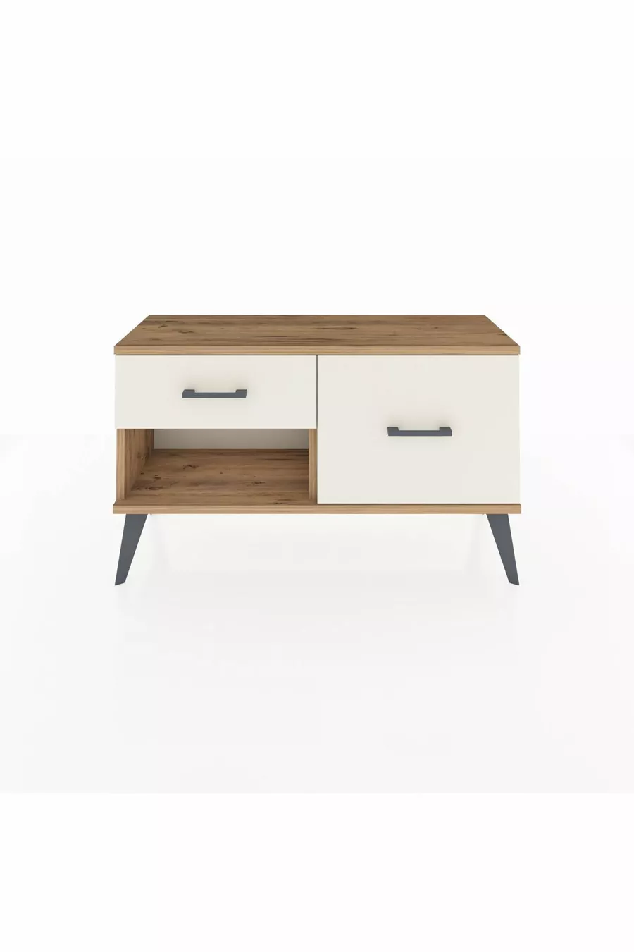 Commode Arges 2 tiroirs Pin-Pin / Pierre de lune