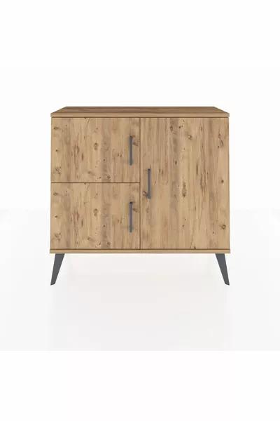 Arges Dresser 2 Shelves 3 Doors Pine-Pine