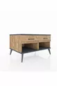Commode Kronos 2 tiroirs Pin-Anthracite/Pin
