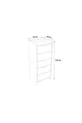 COMMODE LODOS, ANTHRACITE, 5 TIROIRS