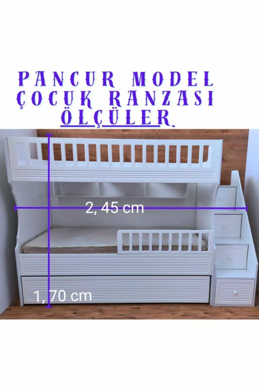Lit superposé pour enfants modèle Pancur