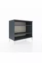 Commode Hyperion 2 étagères Anthracite-Anthracite