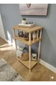 Table d'angle et table d'appoint à 2 étagères - Chevet – Table polyvalente moderne