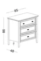 Orion Kinderzimmer (3-türiger Schrank + * Montessori + Kommode)