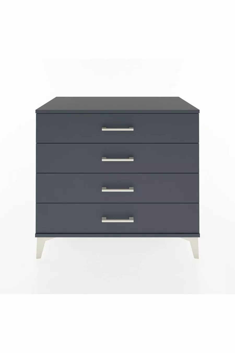 Commode Hyperion 4 tiroirs Anthracite-Anthracite