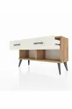 Arges Dresser 2 Drawers Pine-Pine/Onyx