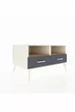 Kronos Dresser with 2 Shelves and 2 Drawers Moonstone-Pine/Anthracite