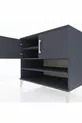 Kronos Dresser 3 Shelves 2 Doors Anthracite-Anthracite