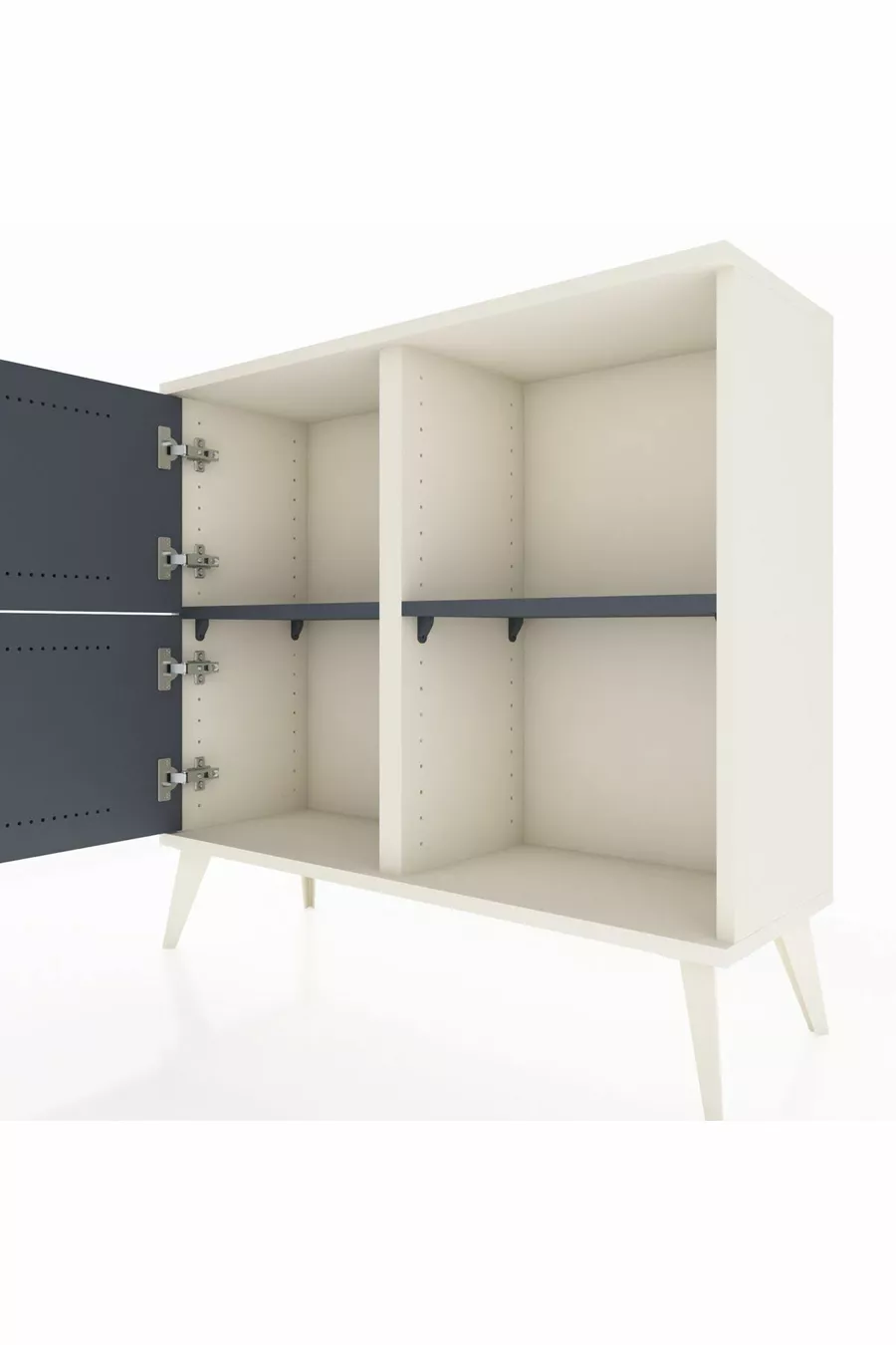 Arges Dresser 2 Shelves 2 Doors Moonstone-Anthracite