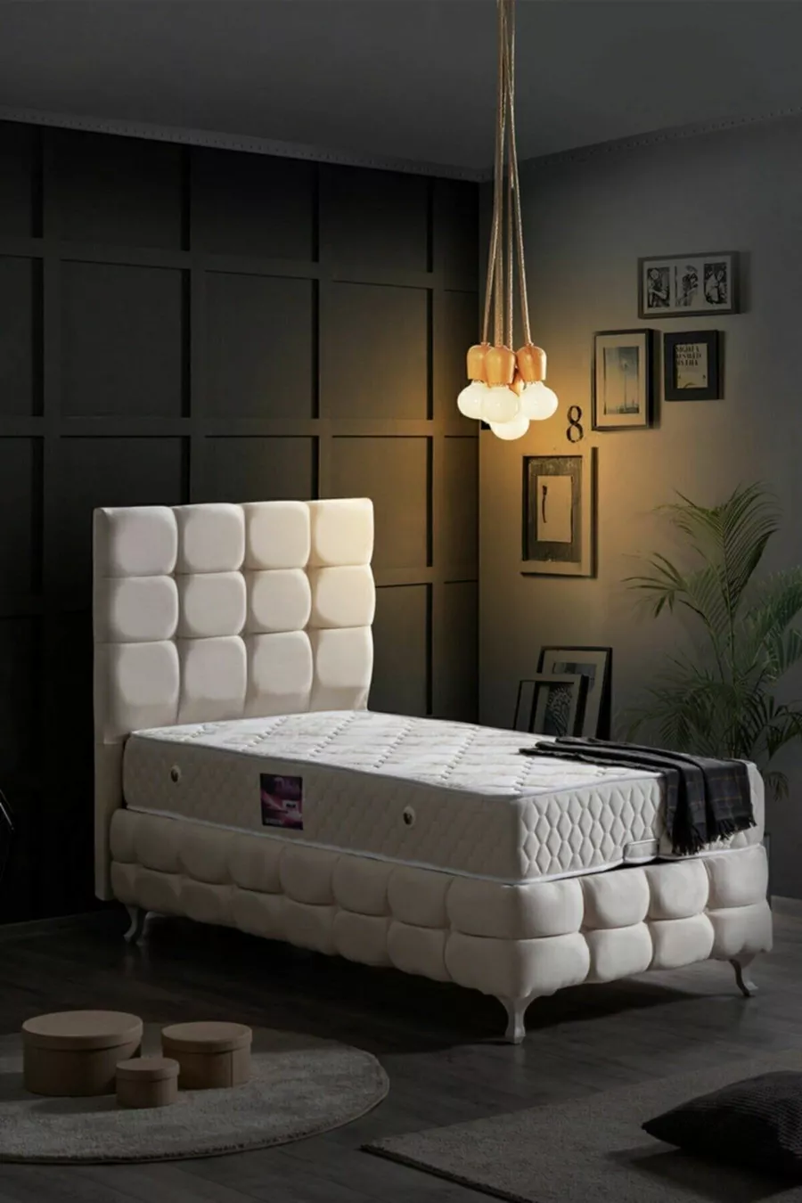 Set Duke Lux Ikili, Set Testata Letto Singolo