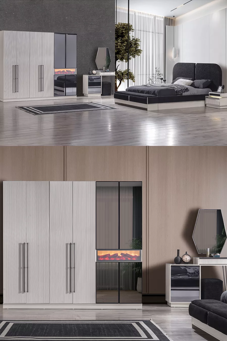 Ensemble de chambre à coucher Diamond