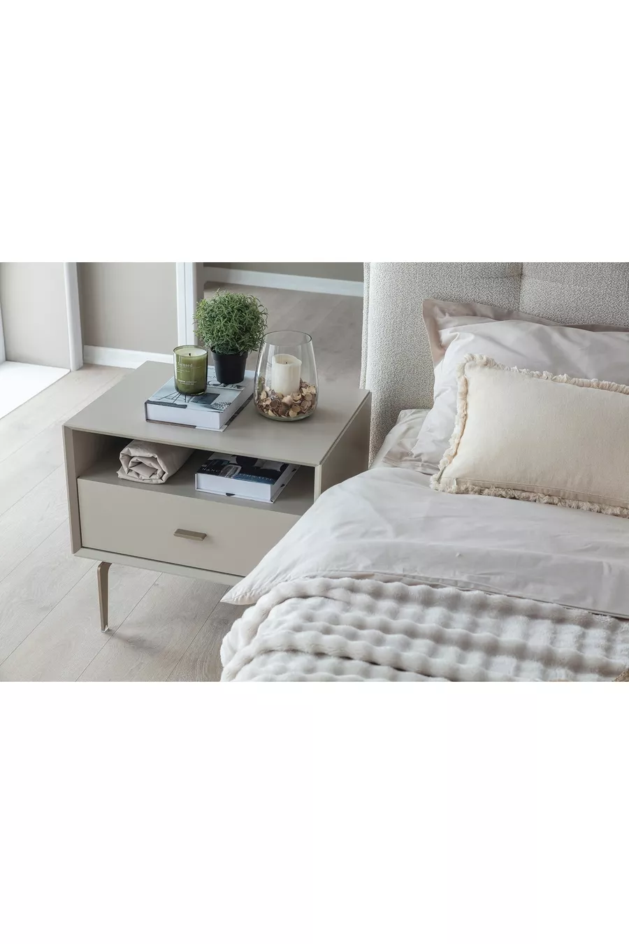 PANDOR NOX BEDROOM SET, CREAM